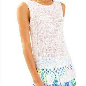 Lilly Pulitzer Luca White Sweater NWT